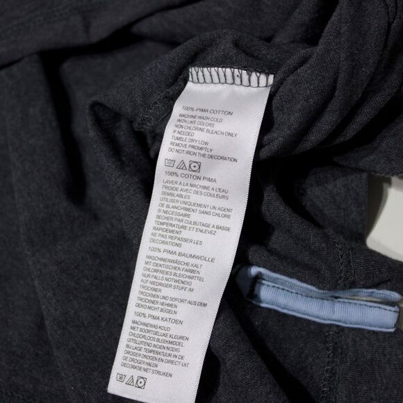 NWT Tommy Bahama Bali Skyline Long Sleeve Pocket T-Shirt Dark Gray Men’s Size S - Picture 7 of 10